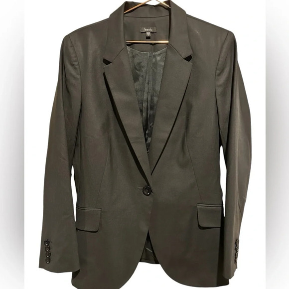 TeenFlo  wool blend vintage classic black blazer size 10 in good condition - Picture 1 of 6